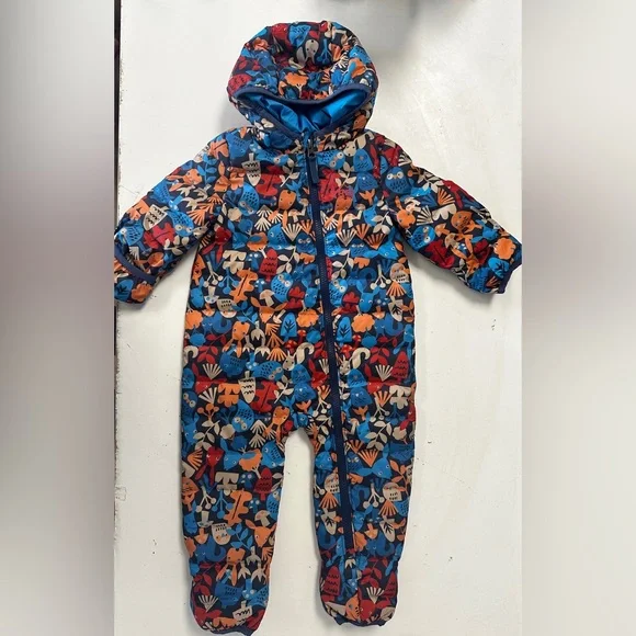 REI Coop 650 Down Infant Puffer Snow Suit Baby Bunting 6-12m - Picture 1 of 7